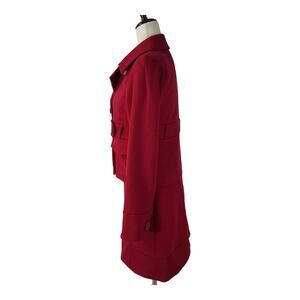 Sportmax Code Red 80% Wool 2 Piece Skirt Jacket Suit Lined Quality Brand Size 2